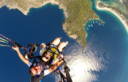 A view from Marmaris Paragliding in Oludeniz