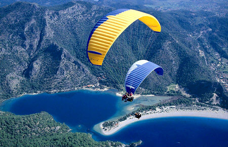 A view from Marmaris Paragliding in Oludeniz