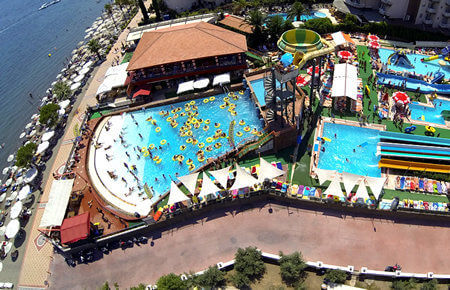 A view from Marmaris Atlantis Water Park