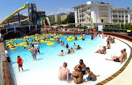 A view from Marmaris Atlantis Water Park
