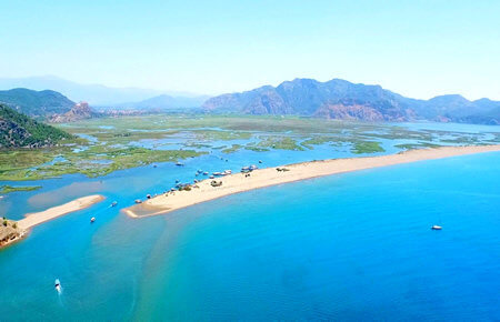 A view from Marmaris Dalyan & Turtle Beach By Boat