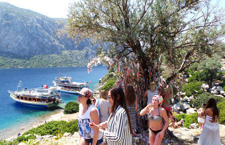 A view from Marmaris Aegean Islands Boat Trip