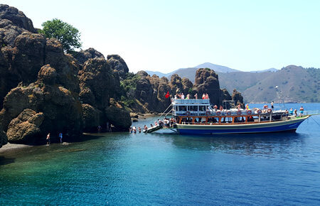 A view from Marmaris Aegean Islands Boat Trip